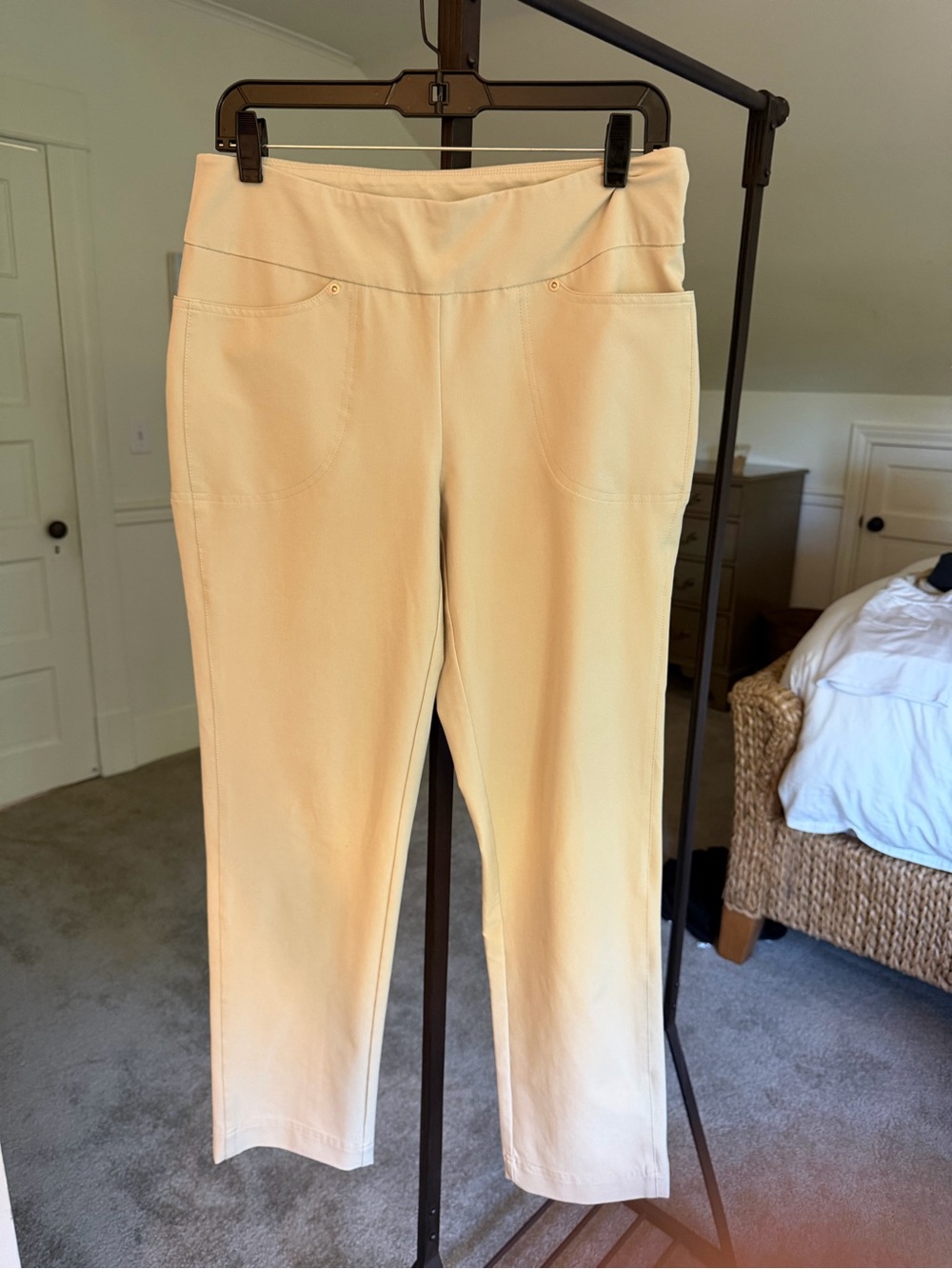 Tail tan Straight-Leg Pull-On Pants with Front Pockets